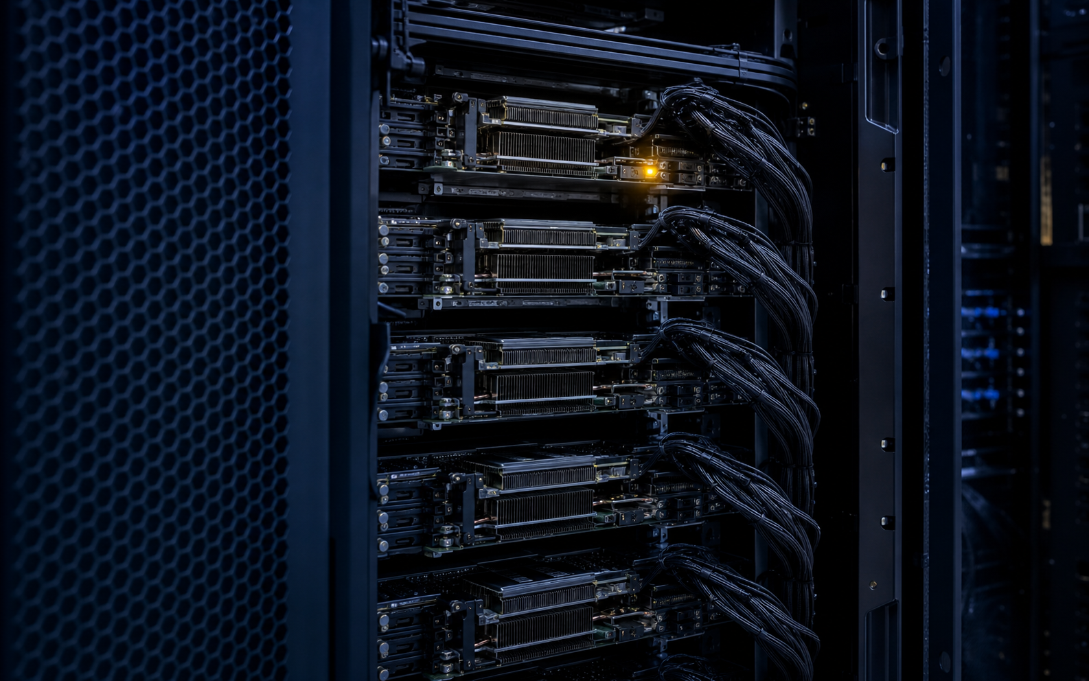 Dense compute nodes inside a server rack